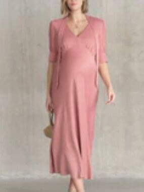 Light Pink Maternity Dress
